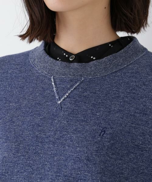 human woman / ヒューマンウーマン カットソー | ◆ロゴ刺繍カラースウェット | 詳細25