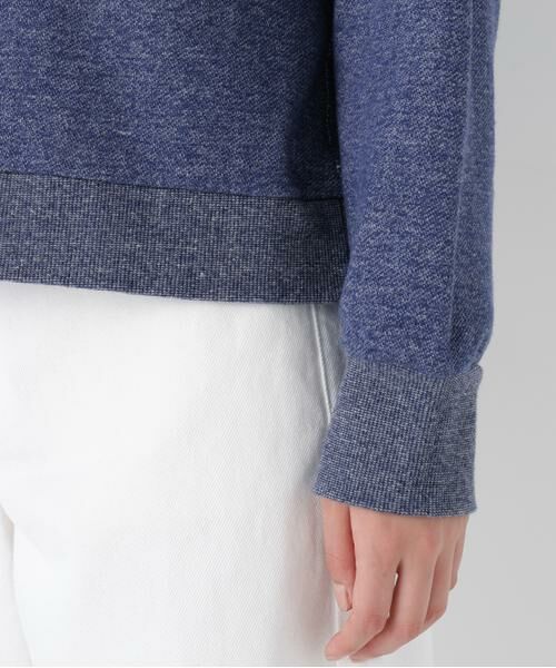 human woman / ヒューマンウーマン カットソー | ◆ロゴ刺繍カラースウェット | 詳細27