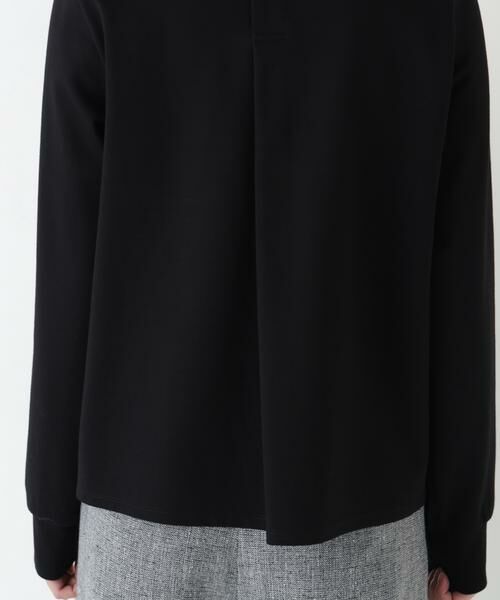 human woman / ヒューマンウーマン カットソー | ◆シャツカラードッキングプルオーバー | 詳細17