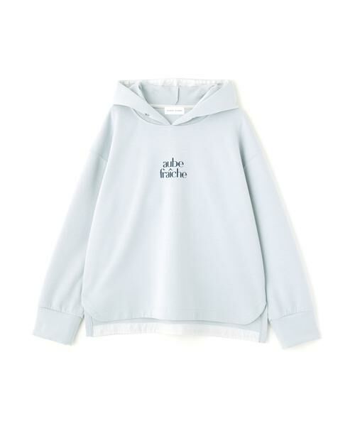 human woman / ヒューマンウーマン カットソー | ◆ロゴフーディーダンボールプルオーバー | 詳細1