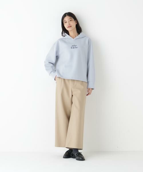 human woman / ヒューマンウーマン カットソー | ◆ロゴフーディーダンボールプルオーバー | 詳細3