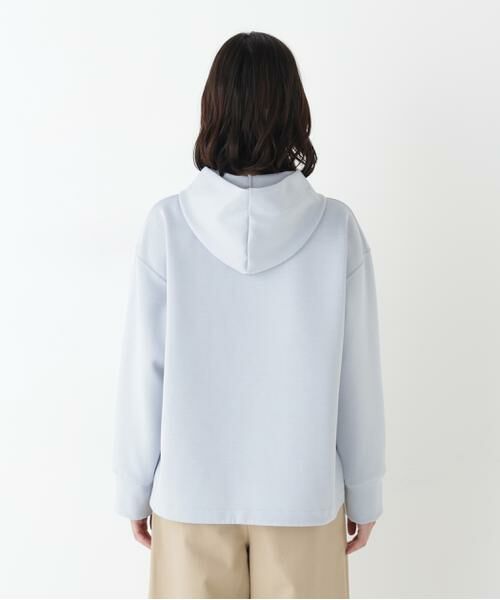 human woman / ヒューマンウーマン カットソー | ◆ロゴフーディーダンボールプルオーバー | 詳細5