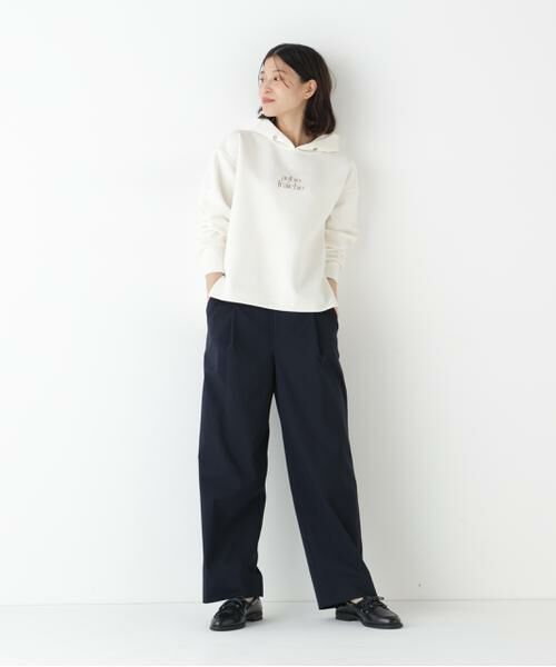 human woman / ヒューマンウーマン カットソー | ◆ロゴフーディーダンボールプルオーバー | 詳細8