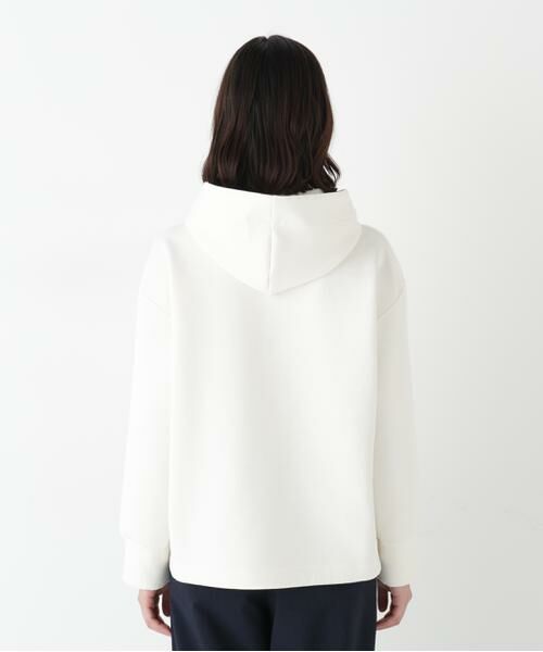 human woman / ヒューマンウーマン カットソー | ◆ロゴフーディーダンボールプルオーバー | 詳細11