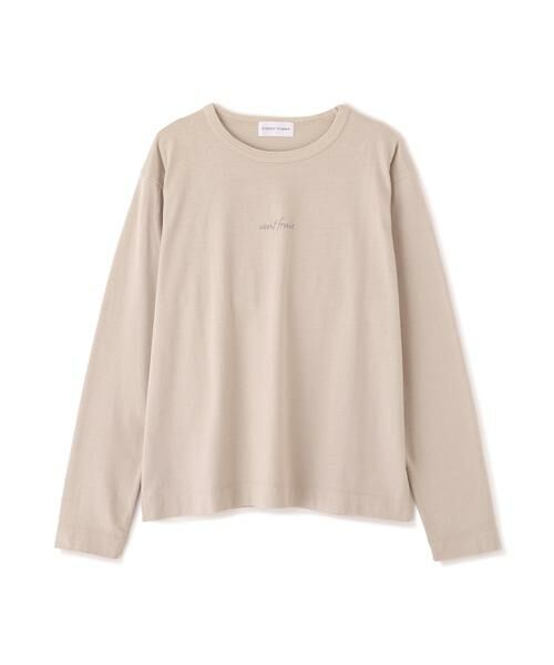 human woman / ヒューマンウーマン カットソー | ◆ロゴ長袖Ｔシャツ | 詳細1