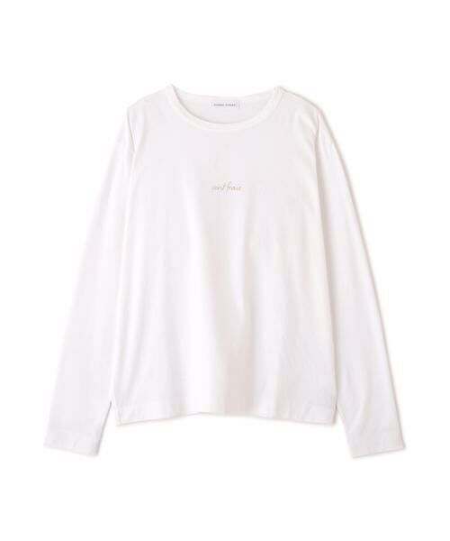 human woman / ヒューマンウーマン カットソー | ◆ロゴ長袖Ｔシャツ | 詳細7