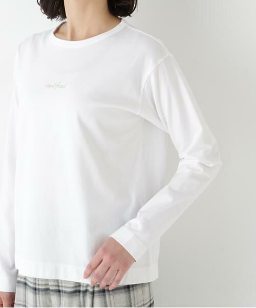 human woman / ヒューマンウーマン カットソー | ◆ロゴ長袖Ｔシャツ | 詳細13