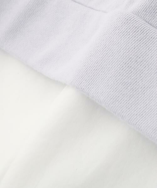 human woman / ヒューマンウーマン カットソー | ◆シャツテールドッキングプルオーバー | 詳細16