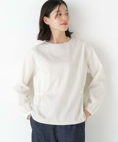 human woman / ヒューマンウーマン カットソー | ◆ドッキングドロストカットソー