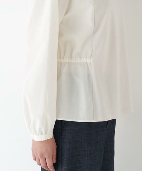 human woman / ヒューマンウーマン カットソー | ◆ドッキングドロストカットソー | 詳細14