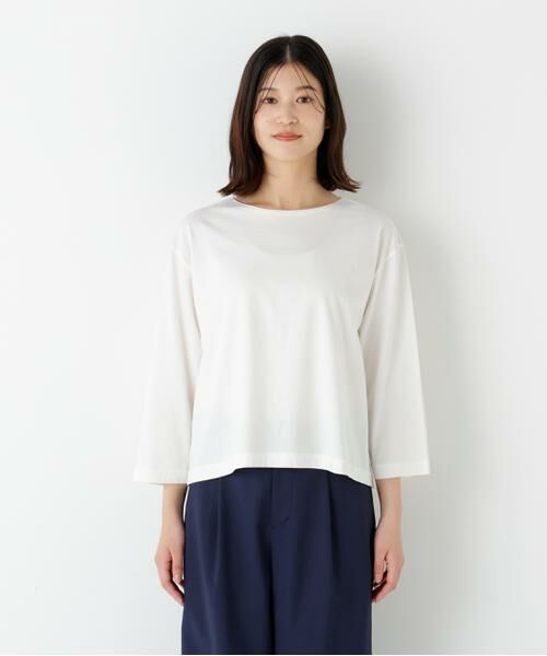 human woman / ヒューマンウーマン カットソー | ◆ハイゲージ長袖カットソー | 詳細3