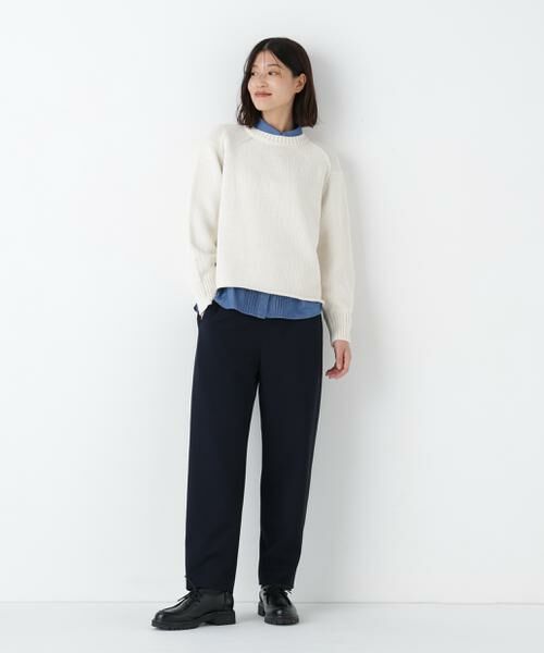 human woman / ヒューマンウーマン ニット・セーター | ◆コットンミックスローゲージニットプルオーバー | 詳細3
