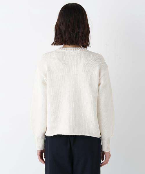 human woman / ヒューマンウーマン ニット・セーター | ◆コットンミックスローゲージニットプルオーバー | 詳細5