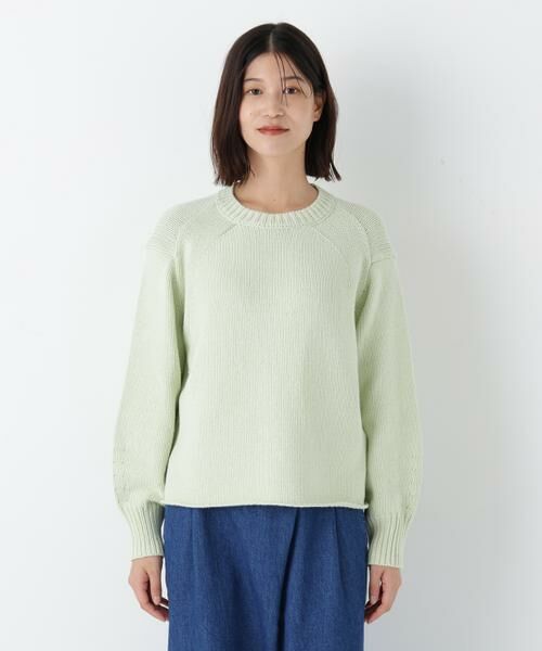 human woman / ヒューマンウーマン ニット・セーター | ◆コットンミックスローゲージニットプルオーバー | 詳細10