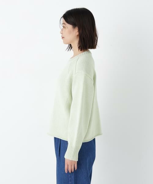 human woman / ヒューマンウーマン ニット・セーター | ◆コットンミックスローゲージニットプルオーバー | 詳細11