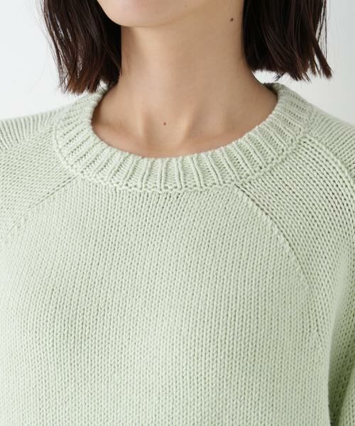human woman / ヒューマンウーマン ニット・セーター | ◆コットンミックスローゲージニットプルオーバー | 詳細13