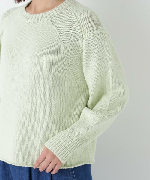 human woman / ヒューマンウーマン ニット・セーター | ◆コットンミックスローゲージニットプルオーバー | 詳細14