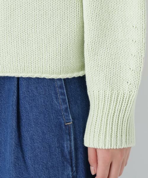 human woman / ヒューマンウーマン ニット・セーター | ◆コットンミックスローゲージニットプルオーバー | 詳細15