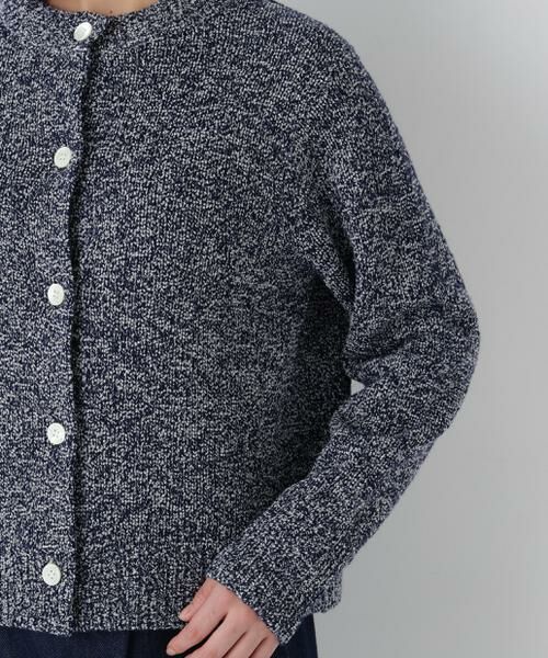 human woman / ヒューマンウーマン ニット・セーター | ◆ＭＩＸヤーンクルーネックカーディガン | 詳細8