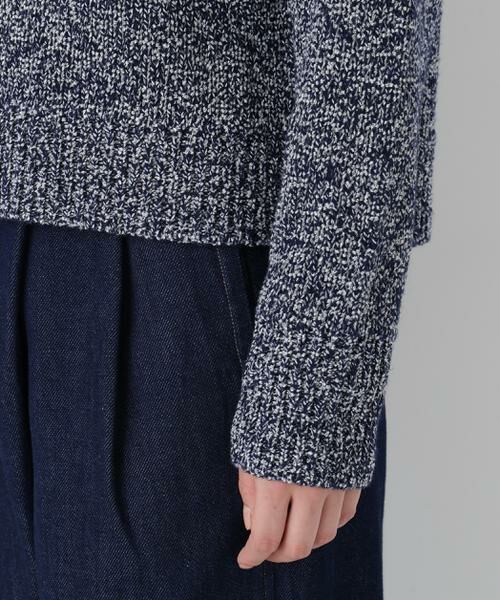 human woman / ヒューマンウーマン ニット・セーター | ◆ＭＩＸヤーンクルーネックカーディガン | 詳細9