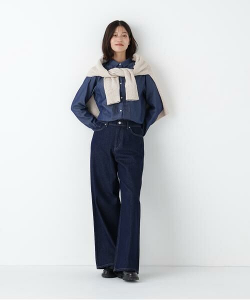 human woman / ヒューマンウーマン ニット・セーター | ◆ＭＩＸヤーンクルーネックカーディガン | 詳細15