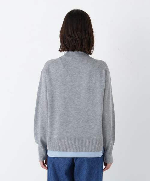 human woman / ヒューマンウーマン ニット・セーター | ◆ウールＭＩＸハイゲージバイカラータートルＰ／Ｏ | 詳細19