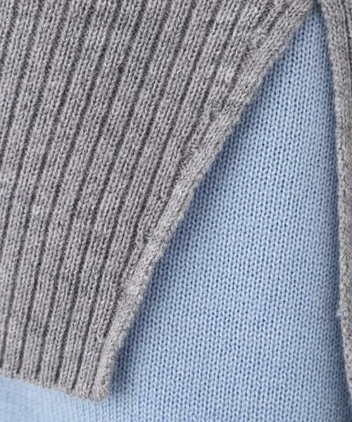 human woman / ヒューマンウーマン ニット・セーター | ◆ウールＭＩＸハイゲージバイカラータートルＰ／Ｏ | 詳細20