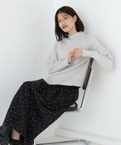 human woman / ヒューマンウーマン ニット・セーター | ◆コットンジャガードボトルネックＰＯ