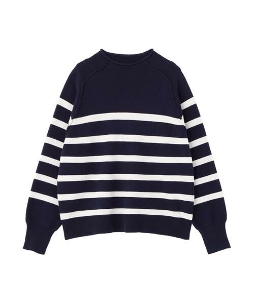 human woman / ヒューマンウーマン ニット・セーター | ◆コットンジャガードボトルネックＰＯ | 詳細1