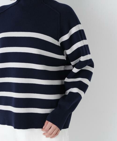 human woman / ヒューマンウーマン ニット・セーター | ◆コットンジャガードボトルネックＰＯ | 詳細7