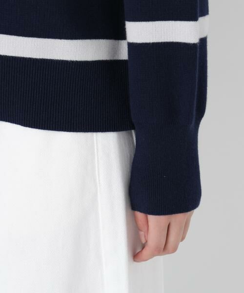 human woman / ヒューマンウーマン ニット・セーター | ◆コットンジャガードボトルネックＰＯ | 詳細8