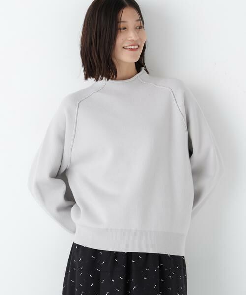 human woman / ヒューマンウーマン ニット・セーター | ◆コットンジャガードボトルネックＰＯ | 詳細17