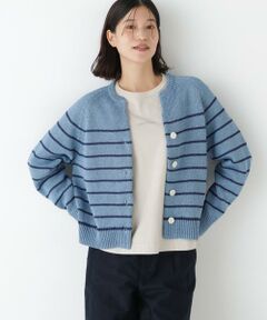 human woman / ヒューマンウーマン ニット・セーター | ◆ギマコットンキーネックカーディガン