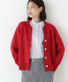 human woman / ヒューマンウーマン ニット・セーター | ◆ギマコットンキーネックカーディガン