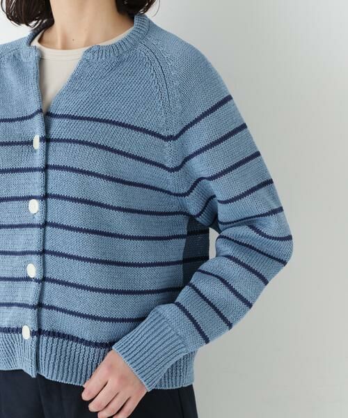 human woman / ヒューマンウーマン ニット・セーター | ◆《ウォッシャブル》ギマコットンキーネックカーディガン | 詳細11