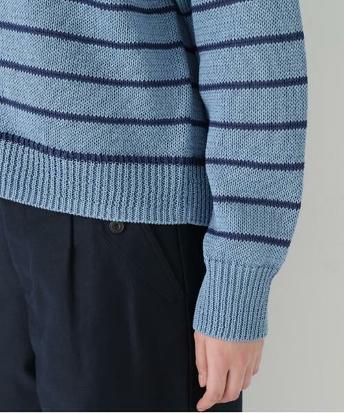 human woman / ヒューマンウーマン ニット・セーター | ◆《ウォッシャブル》ギマコットンキーネックカーディガン | 詳細12