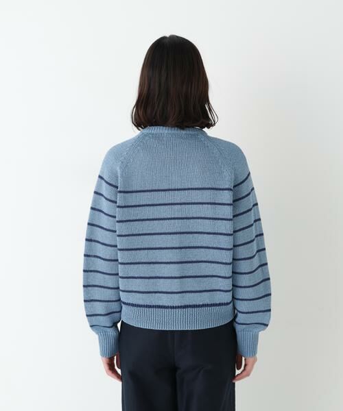 human woman / ヒューマンウーマン ニット・セーター | ◆ギマコットンキーネックカーディガン | 詳細6