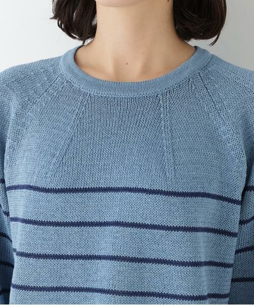 human woman / ヒューマンウーマン ニット・セーター | ◆ギマコットン求心Ｐ／Ｏ | 詳細7