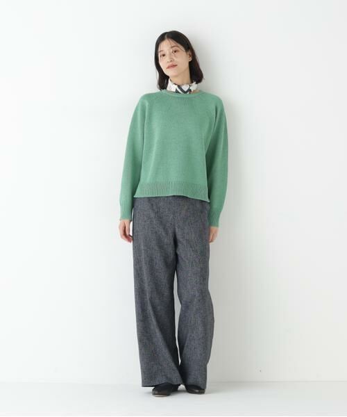 human woman / ヒューマンウーマン ニット・セーター | ◆ギマコットン求心Ｐ／Ｏ | 詳細23