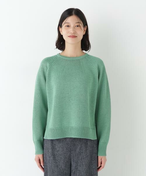 human woman / ヒューマンウーマン ニット・セーター | ◆ギマコットン求心Ｐ／Ｏ | 詳細24