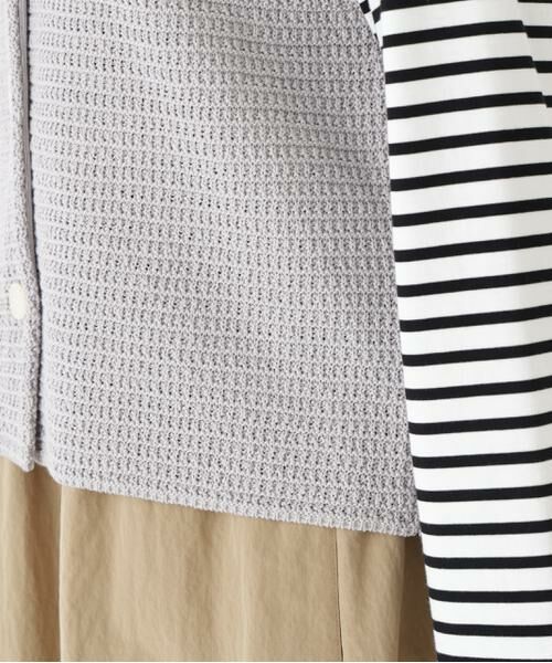 human woman / ヒューマンウーマン ニット・セーター | ◆ギマコットン地柄ベスト | 詳細14