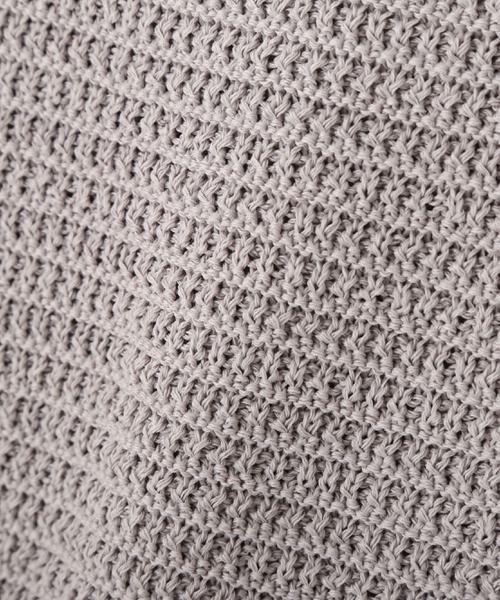 human woman / ヒューマンウーマン ニット・セーター | ◆ギマコットン地柄ベスト | 詳細15