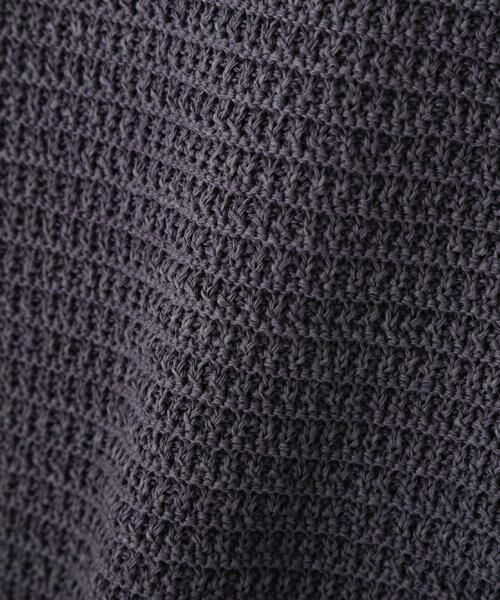 human woman / ヒューマンウーマン ニット・セーター | ◆ギマコットン地柄ベスト | 詳細23