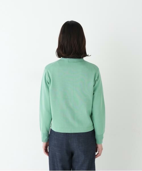 human woman / ヒューマンウーマン ニット・セーター | ◆オーガニックコットン混プレーティングライン入カーディガン | 詳細20