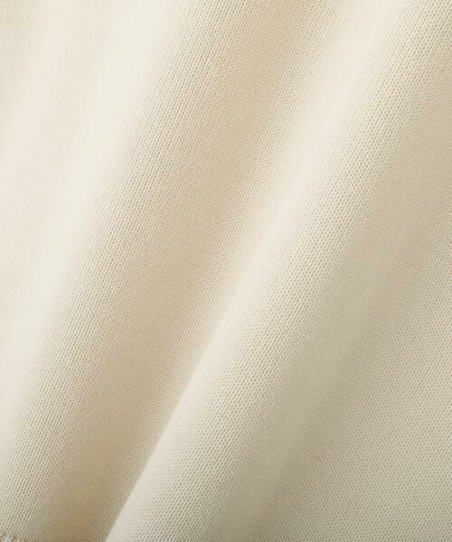 human woman / ヒューマンウーマン ニット・セーター | ◆オーガニックコットン混プレーティング前立フリルプルオーバー | 詳細10