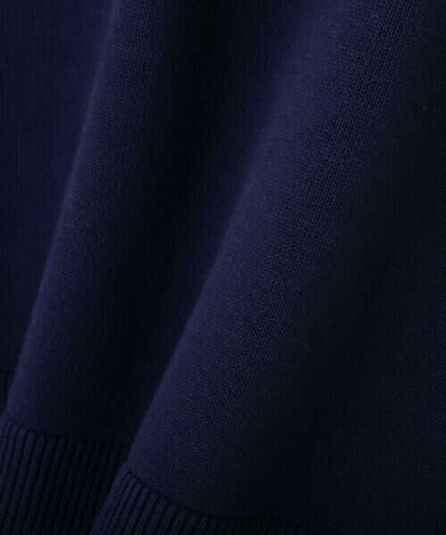 human woman / ヒューマンウーマン ニット・セーター | ◆オーガニックコットン混プレーティング前立フリルプルオーバー | 詳細15