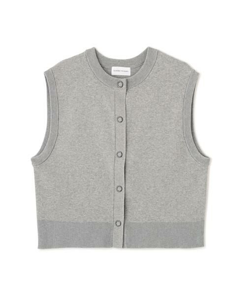 human woman / ヒューマンウーマン ニット・セーター | ◆ハイツイストコットン混ジャカードベスト | 詳細18