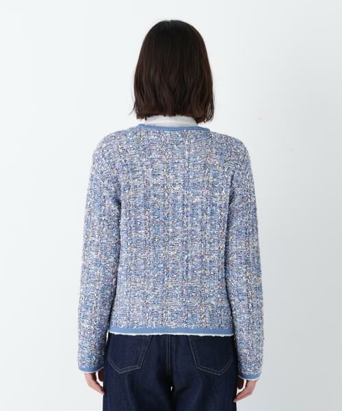human woman / ヒューマンウーマン アウター | ◆ツィードニットＪＫ | 詳細5