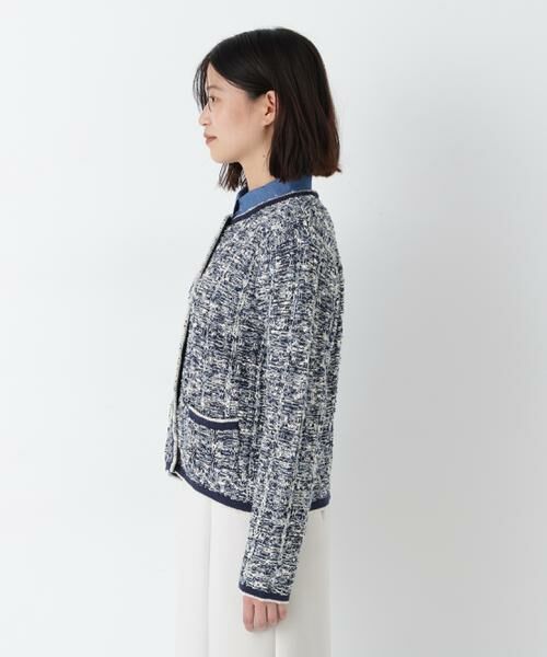 human woman / ヒューマンウーマン アウター | ◆ツィードニットＪＫ | 詳細11