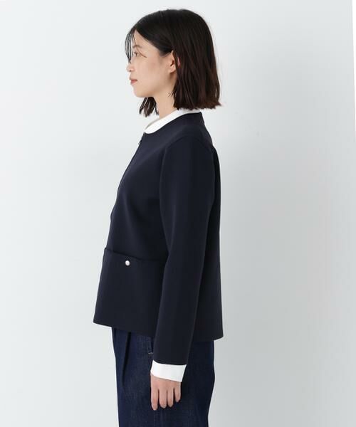 human woman / ヒューマンウーマン アウター | ◆コットンスムースジップアップＪＫ | 詳細5